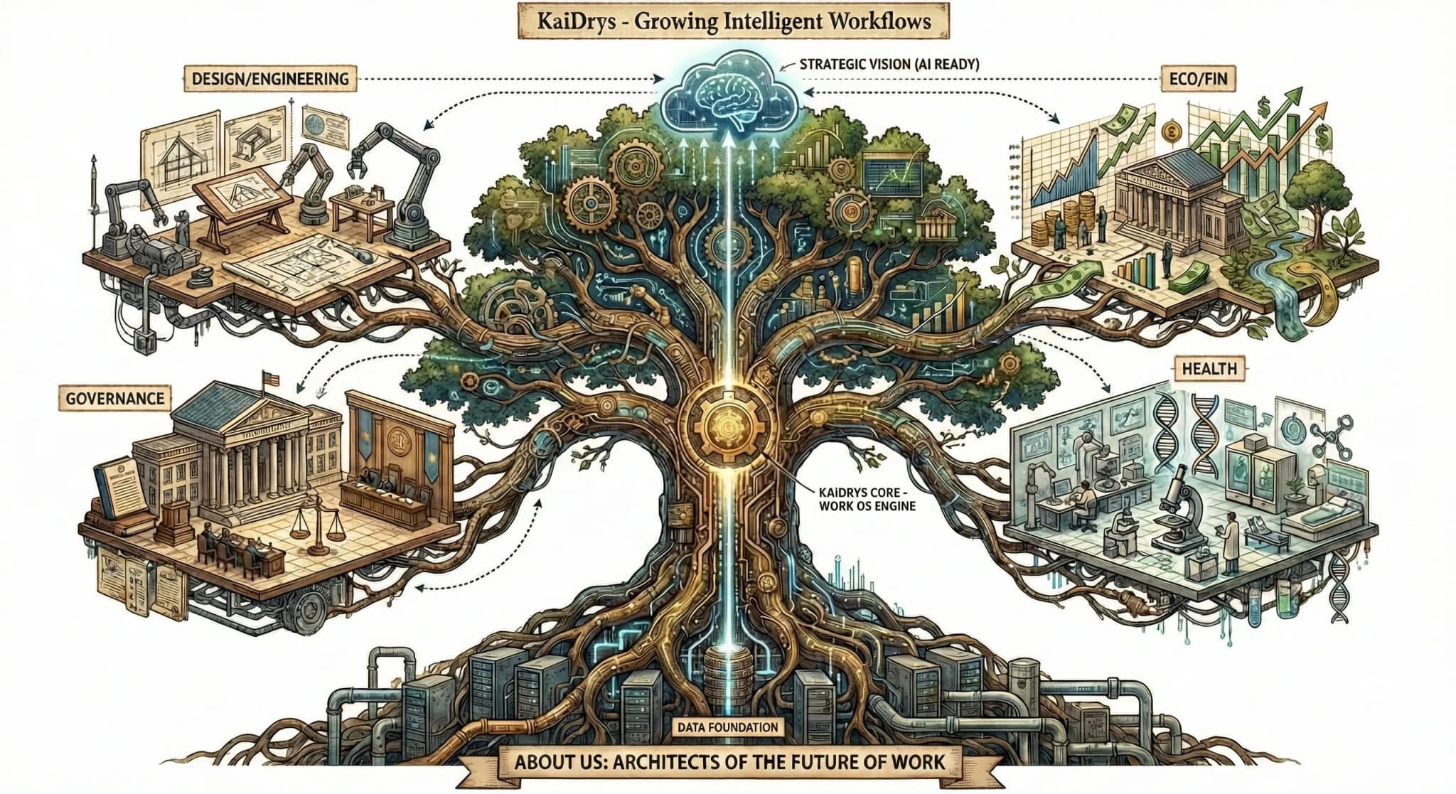 The OAK Philosophy - A majestic visualization of how KaiDrys transforms work into organic growth